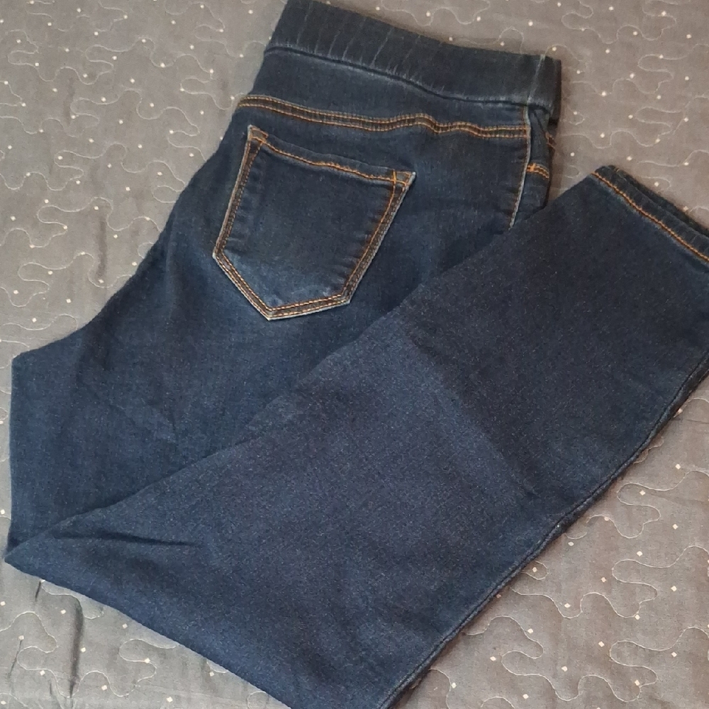 Nine West Dark Blue Cropped Ankle Jeans